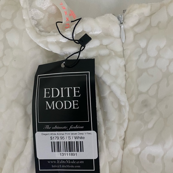 NWT white LUXXEL DRESS - Picture 13 of 13